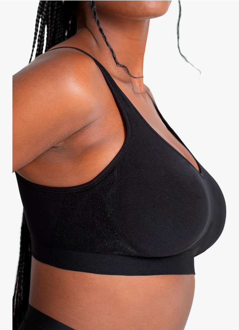 SHAPERMINT Bralettes for Women with Support - Adjustable Wireless Support Bra, Full Coverage No Underwire Seamless Bra XL