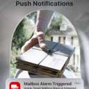 X-Sense Smart Mailbox Alarm, Wireless Long Range Mailbox Alert, Mailbox Sensor with SBS50 Base Station for Delivered Mail, SMA11