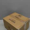 vicrays Ceramic Espresso Coffee Cups Set 4 oz Porcelain Espresso Cups with Saucers Spoons and Metal Stand for Tea Cafe Cappuccino Latte - Set of 6 - Blue