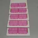 Pill Organizer with Medicine Labels Travel Daily Pill Container Mini Medication Organizer Storage Pill Organizer Travel Essentials Pill Case 7 Day (Pink & 161 Lables) (Standard)