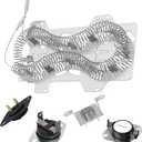 DV40J3000EW/A2 DV45H7000EW/A2 DV42H5000EW/A3 Heating Element Compatible with Samsung Dryer, DC47-00019A Dryer Heating Element for DVE50M7450W DV42H5200EW DV48H7400EW DVE50R5400V by AMI PARTS