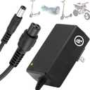 42V Compact Electric Scooter Hoverboard Charger for Hover-1 Gotrax Jetson & More 36V Lithium Battery, UL Certified Safe & Powerful & Small with 2 Common Connectors