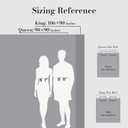 Amlie Home Christmas Comforter Set Queen, Fluffy Fleece Bedding Set with Christmas Snowflake, Grey Plush Comforter for Winter, 3 Pieces, 1 Soft Comforter and 2 Pillow Shams (Queen (90"x90"))
