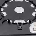 Replacement Driver Left Side Door Towing Mirror Main Big Glass Flat Heated with Back Plate for Chevrolet Silverado and GMC Sierra 1500 2500 HD 3500 HD from 2019 to 2024