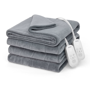 Sunbeam Microplush Heated Blanket Size 100x90 in
