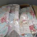 Greenland Home Antique Rose 100% Cotton Heirloom-Quality Quilt Set, 5-Piece Full/Queen, Blue