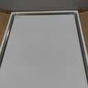 Keonjinn 16 x 20 Inch Brushed Nickel Bathroom Mirrors for Over Sink, Rounded Rectangle Silver Bathroom Vanity Mirror, Metal Framed Farmhouse Mirror for Wall, HD Tempered Glass(Horizontal/Vertical)