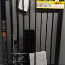 Cumbor 36" Extra Tall Baby Gate for Dogs and Kids with Wide 2-Way Door, 29.7"- 46" Width, and Auto Close Personal Safety for Babies and Pets, Fits Doorways, Stairs, and Entryways, Black