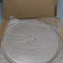 12.75" Microwave Plate Replacement for WB49X10129 GE Microwave Glass Plate, LG 3390W1A027A and Kenmore Microwave Glass Plate 1B71961H Compatible With WP8172138 12 3/4 inch Whirlpool Microwave Plate (12.75" Small Coupler Hole)