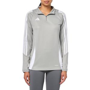 adidas Women's Tiro 24 Training Top (X-Large Tall, Team Mid Grey/White)