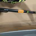 Fiskars Stand-Up Weed Puller Tool, 4 Serrated Stainless Steel Claws Grip Roots for Permanent Removal, Reinforced Foot Platform Penetrates Tough Soil, Easy-Eject & Ergonomic Offset Handle, 39"