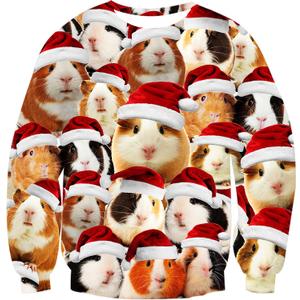 RAISEVERN Christmas Sweatshirt for Men Women Funny Pullover Xmas Top (XXL)