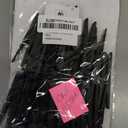 LWR CRAFTS Wooden Large Clothespins 3-5/16" 8.4cm 30 Pieces Per Pack (Black)