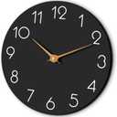 Wall Clock-12 Inch Black