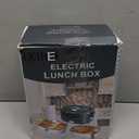 IXIIE Electric Lunch Box 80W Food Warmer for Work, 12V/24V/110V Portable Lunch Warmer for Adults with 2-Pack Stainless Steel Containers, Heated Lunch Box for Car/Truck/Office/Outdoors (Grey+Black)