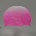 Swim Cap for Women Adult, Silicone Swimming Waterproof Bathing Cap Swimming Hat for Long Hair to Keep Hair Dry  