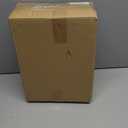 Paper Plate Dispenser and Holder for Kitchen Counter, Wood Rustic Silverware Utensil Caddy, Cutlery Flatware Organizer Box for Cups Spoons Forks Napkins, Kitchen Accessories (Black)