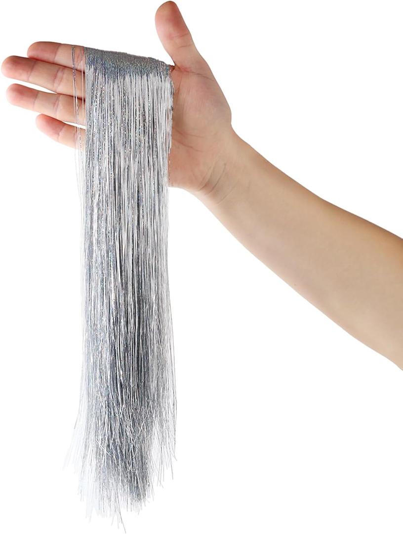 Tuanse Christmas Tree Decoration Icicles Tinsel for DIY Decoration