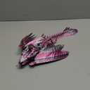 Guwewu Feathered Wyvern Dragon, 3D Printed Dragon, Articulated Dragon, Fidget Dragon, 3D Printed Toys, Desktop Pet (Stellarscale)