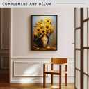 Canvas Floater Frame for 24x30 Canvas Prints Fits 1.25 Inch Deep Canvas Walnut Floating Frame for Modern Wall Art and Gallery Display