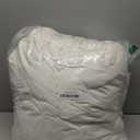 CozyLux Queen Comforter Set Ivory, 3 Pieces Solid Breathable Quilted Style Bedding Sets for Girls, Luxury Soft Microfiber Down Alternative Comforter Bet Set All Season (1 Comforter & 2 Pillowcases)