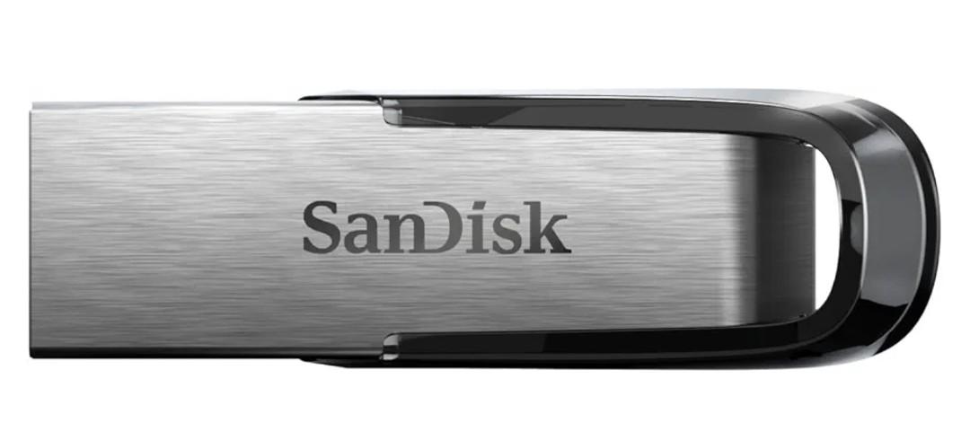 SANDISK 128GB Ultra Flair USB 3.0 Flash Drive, Black