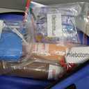 Alcedo Phlebotomy Practice Kit, Complete Venipuncture and Injection IV Practice Essentials, Realistic Training Arms with Stand (Light and Dark Arm) for Medical Students & Educational Use Only