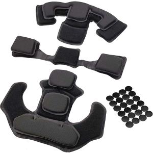 Helmet Padding Memory Foam Pad Protective Mat Helmet Padding Kit for ACH MICH Team Wendy FMA EXF Helmet (Black)