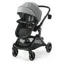 Graco Modes Nest 3-in-1 Stroller, Nico | 3 Modes: Infant Car Seat Carrier & Pramette, Toddler Stroller; Slide2Me Height-Adjustable and Reversible Stroller Seat
