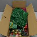 Prextex 23-Inch Mini Christmas Tree with Lights- Small Holiday Tree with Ornaments, Star Topper, and Gift Boxes- Easy Setup Table Decorations for Home, Office, and Indoor Festive Displays (Green)