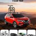 Wonderdriver 300lbs Roof Rack Cross Bars Compatible with Nissan Rogue 2014-2020 (with Raised Side Rails), Heavy Duty Aluminum Lockable Roof Rails Crossbars Black Rooftop Cargo Carrier Luggage