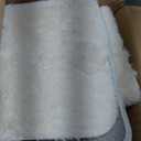 Ophanie Runner Rug for Hallway, 2x6 Upgrade Non-Slip Fluffy Soft Bedside Rugs, Bedroom Living Room Ivory Shaggy Carpet for Kids Girls Boys Dorm Nursery Home Decor Aesthetic