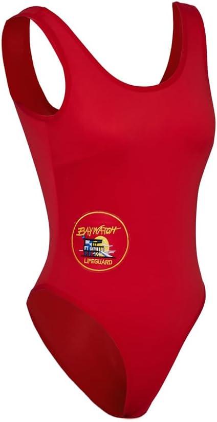 Pamela Anderson Red Swimsuit Bathing Suit Pam and Tommy Costume Bikini Beach Swimsuits for Women Costume (Small)