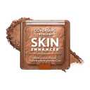COVERGIRL TruBlend Skin Enhancer Baked Luminous Bronzer, with Hyaluronic Acid & White Rose Extract, Blends Seamlessly - 320 Caramel (Medium Bronze with Copper Swirls)