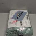 ROYALE LINENS 300 Thread Count 100% Long Staple Combed Cotton Fitted Sheet Queen - Super Soft Deep Pocket Bottom Sheet - Fitted Sheets Only - Elastic Sheets (Queen, Sage Green)