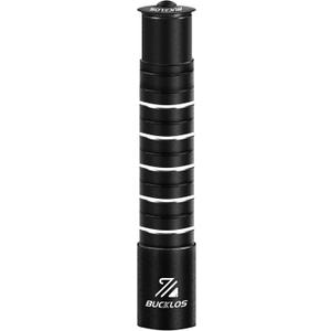 BUCKLOS Bike Stem Riser Extender MTB, 1-1/8" 28.6mm Bike Fork Stem, Handlebar Stem Aluminum Adapter for Mountain Bike, Road Bike, MTB, BMX (200mm)