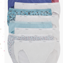 Hanes Women's Underwear Briefs Pack, 10-Pack, Cotton Panties for Women, Moisture-Wicking, Full Coverage. Size7