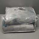 INGEROOM Washable Area Rug 8x10, Modern Abstract Thin Large Rug for Living Room Bedroom Under Dining Table Home Decor, Non Slip Low Pile Area Rug, Oceanic Pattern Navy Blue