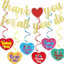 Gold Thank You for All You Do Banner, Thank You We Appreciate You Banner Employee Teacher Appreciation Banner Decorations for Staff Nurse Doctor Teacher Appreciation Party Decorations