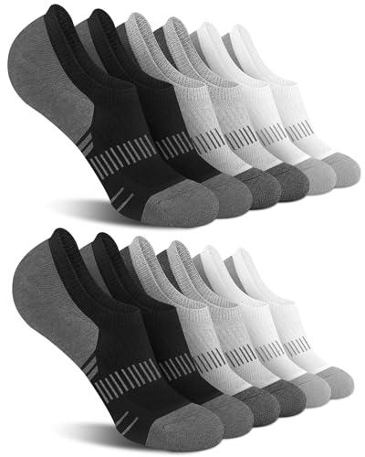 YSense7Pairs No Show Socks Women, Low Cut Invisible Cotton Non Slip Thin Short Ankle Flat Casual Socks for Women Men Loafers Sneakers Boat Shoes