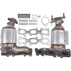Lym Apex 30584 30585 Left and Right Catalytic Converter for Ford Explorer FLEX Taurus Lincoln MKS MKT MKZ 3.5L 3.7L, Catalytic Converter Replace 19516 19517, 674255 674256