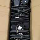 Unittype 72 Pairs Flip Flops Bulk for Wedding Assorted Size Sandals Pack Casual Slippers Flip Flops for Adults Women Men Wedding Bridal Shower Favors Hotel Travel Spa Pool Party Supplies (Medium, Black)