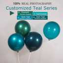 Double stuffed emerald Balloons Different sizes Customized 52 PACK 18+10+5 inch Dark Teal emerald green midnight green Balloon Garland kit For Wedding Birthday baby shower anniversary decorations