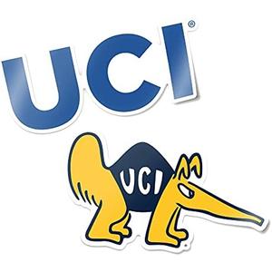 Desert Cactus University of California Irvine Sticker Cal Irvine Anteaters Vinyl Decal Laptop Water Bottle Car Scrapbook Sheet (4 Inch Set V1)