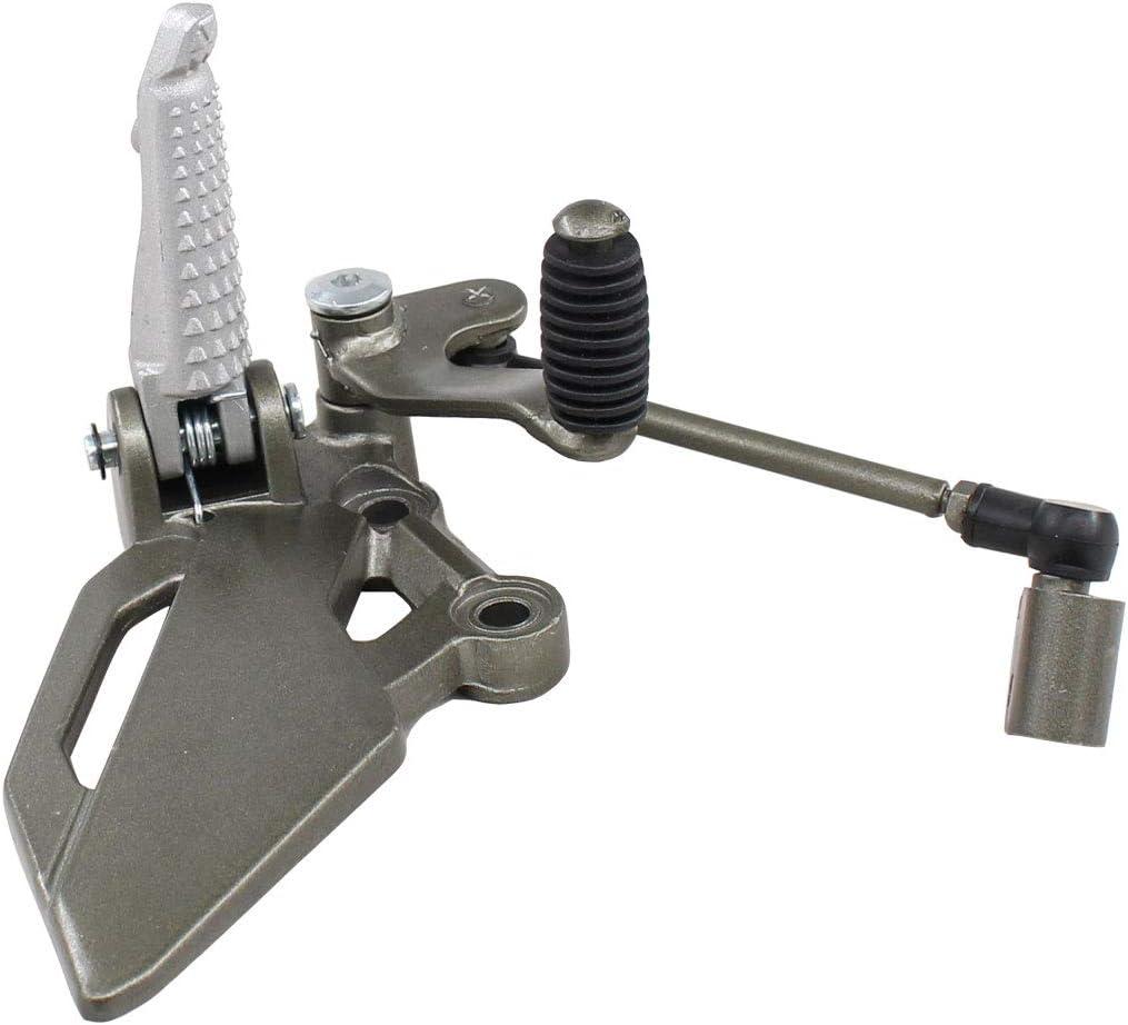 NewYall Front Left Side Foot Peg Pedal Mount Bracket for Kawasaki Versys 250/300 2017-2018, Ninja 250 2013-2015, Ninja 300 2013-2018, Z250/300 2013-2014