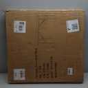 4Ft Folding Table Adjustable Height Portable Folding Tables Heavy Duty 400 lbs Capacity, Wood Grain Tabletop for Working Meeting Parties, Picnic, Camping, Weddings, Garden Dining-Black (4FT)