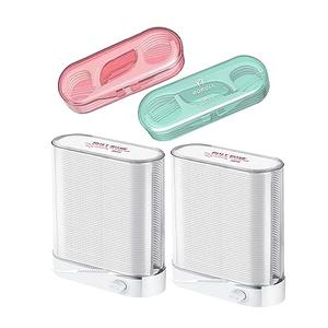 Holy Rose Dental Floss Picks with Dispenser 2 Box, Portable Flossers Case 2 Boxes, Adult Flosser SticksToothpicks 196 Count Sealed Storage is Perfect forFamily,Hotel,Travel for Clean Teeth