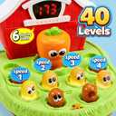 lalalark Whack Game for Toddlers Age 2 3 4 5, Light & Sound, 4 Modes, 40 Levels, Baby Toy Gifts for Early Learning, Birthday Gift for Toddler Boy Girl Toys