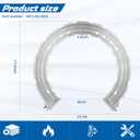 Gisafai WE11M10001 Dryer Heating Element with WE49X37037 Dryers Heater Wire Repair Kit Compatible with Most GE Dryer Laundry MICA Heater