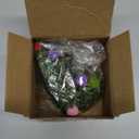 Huhumy Mini Desk Goose Outfit 7inch Magnetic Silly Goose Statue Keychain Clothes Costume for Table Desk Key Holder Decoration